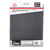 Бумага наждачная водостойкая 230x280 мм P280 DIY (10шт) ARNEZI, арт. R8011064