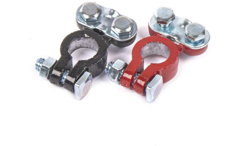 Клеммы АКБ свинцовые 2шт, прижимная планка ARNEZI, арт. A0103009