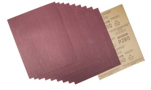 Бумага наждачная водостойкая 230x280 мм P280 Profi (10шт) ARNEZI, арт. R8011014