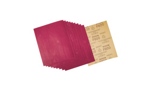 Бумага наждачная водостойкая 230x280 мм P800 Profi (10шт) ARNEZI, арт. R8011019