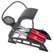 Насос автомобильный Arnezi, ножной, двухцилиндровый, 428см³, давление до 8атм, длина шланга 65см, насадки, арт. R7503002