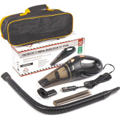 Пылесос автомобильный Arnezi VC-4000, 12В, 106Вт, 4000Па, шнур 5м, HEPA-фильтр, насадки, с фонариком, арт. A0306001 Пылесос автомобильный Arnezi VC-4000, 12В, 106Вт, 4000Па, шнур 5м, HEPA-фильтр, насадки, с фонариком, арт. A0306001