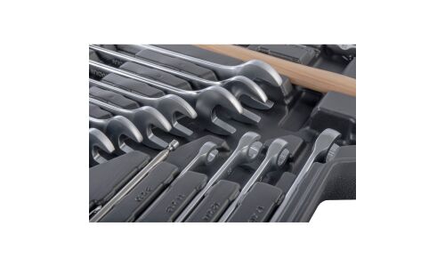 Набор инструментов Arnezi, с трещоткой, под размеры 1/2, 1/4, 3/8", комплект 147 предметов, арт. R0900147