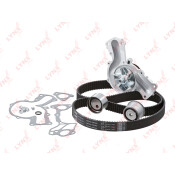 Комплект для замены ремня ГРМ LYNXauto (+помпа), арт. PW-1365