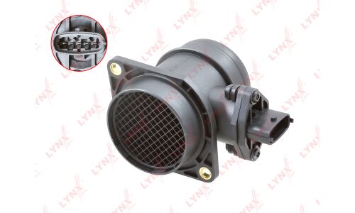 Датчик массового расхода воздуха LADA 2108-099/2110-12/2113-15/2121-31/KALINA/PRIORA LYNXauto, арт. DM-1407