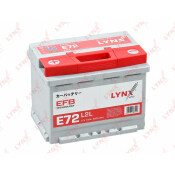 Аккумулятор LYNXauto EFB LN2R/L2R(H5R), 65Ач, 600А, необслуживаемый, арт. E72 Аккумулятор LYNXauto EFB LN2R/L2R(H5R), 65Ач, 600А, необслуживаемый, арт. E72