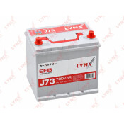 Аккумулятор LYNXauto EFB Q-55R/70D23R, 60Ач, 580А, необслуживаемый, арт. J73 Аккумулятор LYNXauto EFB Q-55R/70D23R, 60Ач, 580А, необслуживаемый, арт. J73