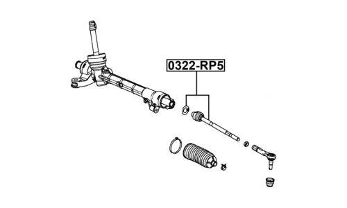 Тяга ру | прав/лев Febest, арт. 0322-RP5