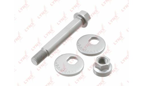 Комплект болта регулировочного (эксцентрика) LYNXauto FS-1184, для Mitsubishi (OEM 4013A097, 4013A187, 4113A053) (+гайка, шайба 2 шт)