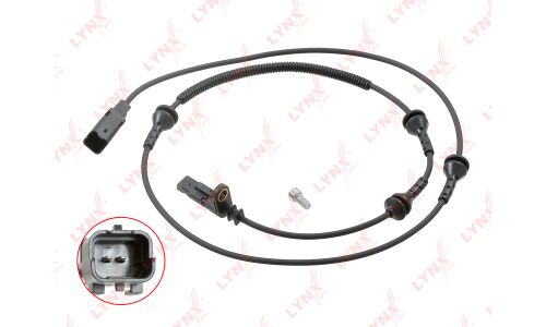 Датчик частоты вращения колеса (датчик ABS) | перед лев LYNXauto, арт. DM-8000
