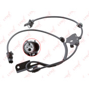 Датчик частоты вращения колеса (датчик ABS) | перед лев LYNXauto, арт. DM-8028