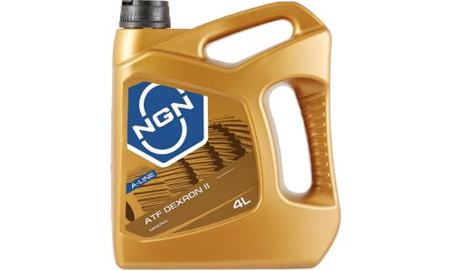 Масло трансмиссионное NGN A-Line ATF Dexron II, минеральное, для АКПП и ГУР, 4л, арт. V272085314
