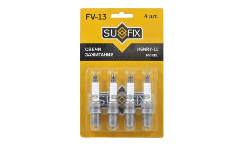 Свеча зажигания Sufix с никелевым электродом, арт. FV-13