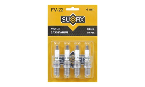 Свеча зажигания Sufix с никелевым электродом, арт. FV-22