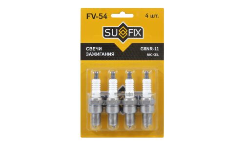 Свеча зажигания Sufix с никелевым электродом, арт. FV-54