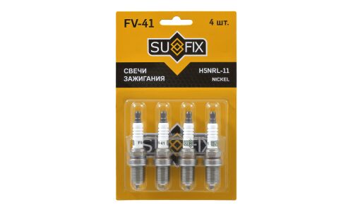 Свеча зажигания Sufix с никелевым электродом, арт. FV-41