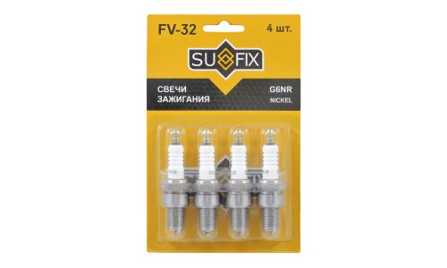 Свеча зажигания Sufix с никелевым электродом, арт. FV-32