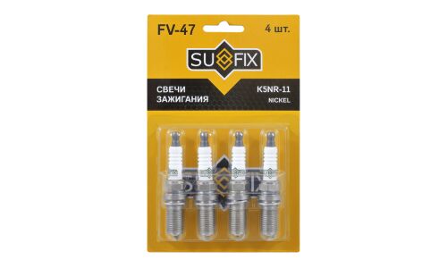 Свеча зажигания Sufix с никелевым электродом, арт. FV-47
