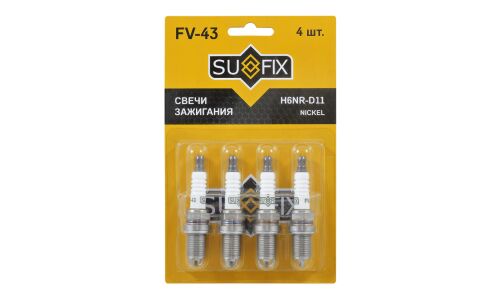 Свеча зажигания Sufix с никелевым электродом, арт. FV-43