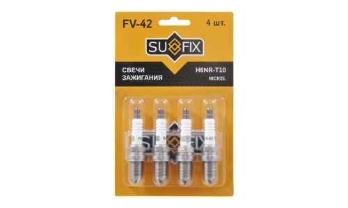 Свеча зажигания Sufix с никелевым электродом, арт. FV-42