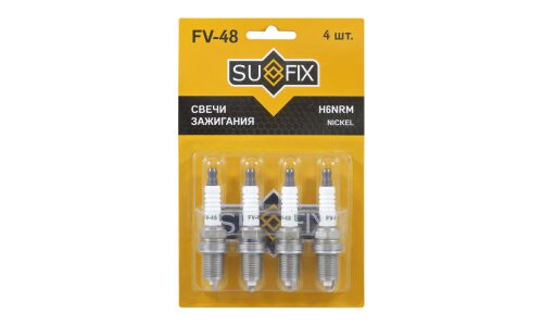 Свеча зажигания Sufix с никелевым электродом, арт. FV-48
