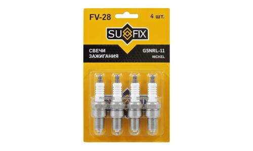 Свеча зажигания Sufix с никелевым электродом, арт. FV-28