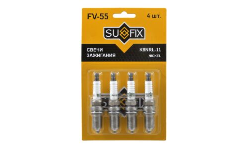 Свеча зажигания Sufix с никелевым электродом, арт. FV-55