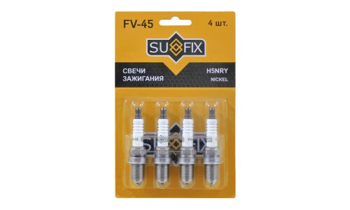 Свеча зажигания Sufix с никелевым электродом, арт. FV-45