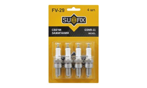 Свеча зажигания Sufix с никелевым электродом, арт. FV-29