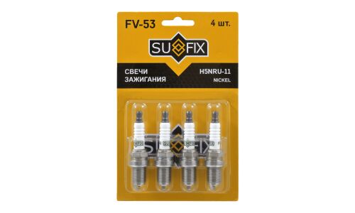 Свеча зажигания Sufix с никелевым электродом, арт. FV-53