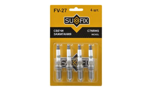 Свеча зажигания Sufix с никелевым электродом, арт. FV-27