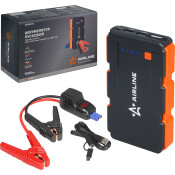 Портативное пусковое устройство Airline, с функцией Power Bank, 7200мАч, 12В, ток пуска 400А, 2хUSB порта, с фонариком, арт. AEAB005