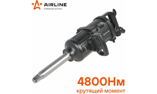 Гайковёрт пневматический Airline, с квадратом 1", 4800Нм, арт. ATAZ109