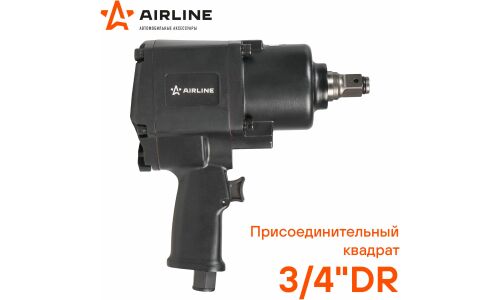Гайковёрт пневматический ударный Airline, с квадратом 3/4", 1600Нм, арт. ATAZ112