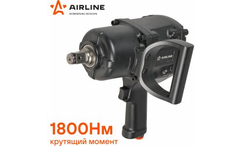 Гайковёрт пневматический ударный Airline, с квадратом 3/4", 1800Нм, арт. ATAZ104