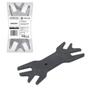 Ключ универсальный для демонтажа хомутов с зубчатым замком, пластик, черный AIRLINE, арт. ADKC001