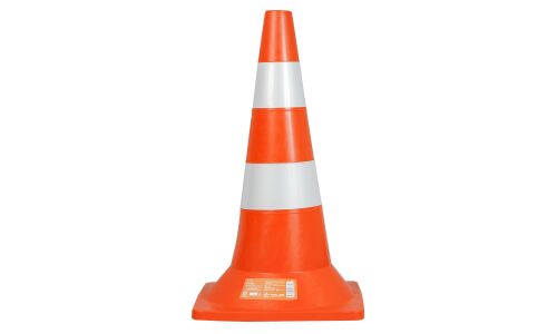 Конус дорожный Airline, 2 световозвращающие полосы, высота 520мм, арт. AKON004