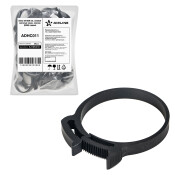 Хомут 55-60/9 мм, силовой зубчатый замок, пластик (ПА66) черный AIRLINE, арт. ADHC011