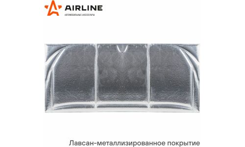 Шумоизоляция-утеплитель капота Airline, нетканое полотно с фольгированным покрытием, 135x80см, арт. ADAT005