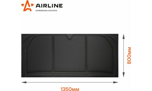 Шумоизоляция-утеплитель капота Airline, нетканое полотно с фольгированным покрытием, 135x80см, арт. ADAT005
