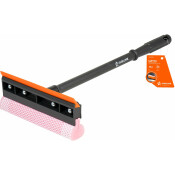 Губка для мытья Airline, поролон, с ручкой 390см, ширина рабочей поверхности 20см, с водосгоном, арт. ABGN008