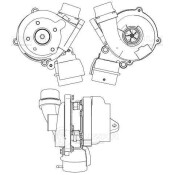 Турбокомпрессор для а/м Renault Megane (02-)/Scenic (03-) 1.5dCi (K9K) (тип BV39) Luzar, арт. LAT 0901