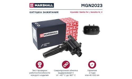 Катушка зажигания Marshall, для Hyundai Santa Fe / Sonata, арт. MGN2023