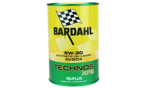 Масло моторное Bardahl Technos XFS AV 504 5w30, синтетическое, API SN, ACEA C3, универсальное, 1л, арт. 308039
