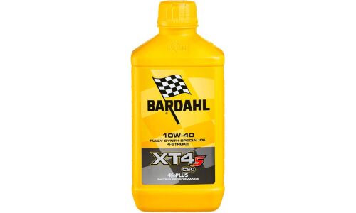 Масло для мотоциклов Bardahl XT4S C60 10w40, синтетическое, API SN, JASO MA2, 4-тактное, 1л, арт. 357139