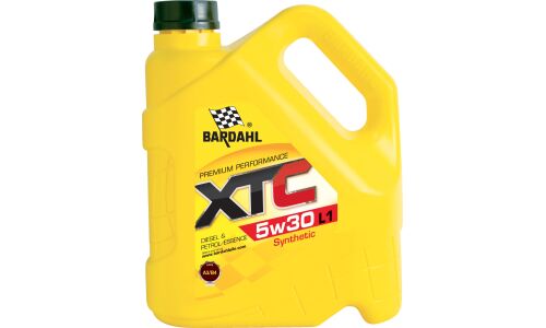 Масло моторное Bardahl XTC L1 5w30, синтетическое, ACEA A3/B4, универсальное, 4л,  арт. 35712