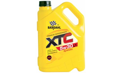 Масло моторное Bardahl XTC L1 5w30, синтетическое, ACEA A3/B4, универсальное, 5л, арт. 35713