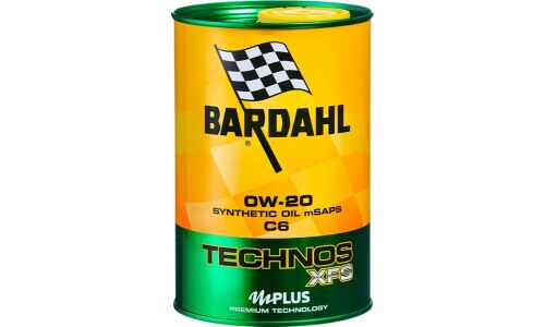 Масло моторное Bardahl Technos XFS 0w20, синтетическое, API SP RC, ILSAC GF-6A, ACEA C5/C6, для бензинового двигателя, 1л, арт. 395039