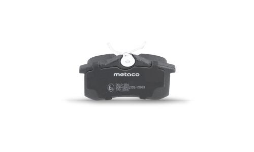Колодки тормозные дисковые Metaco, задние, комплект на ось (4 шт), арт. 3010-284
