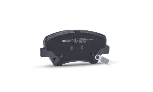 Колодки тормозные дисковые Metaco, передние, комплект на ось (4 шт), арт. 3000-750